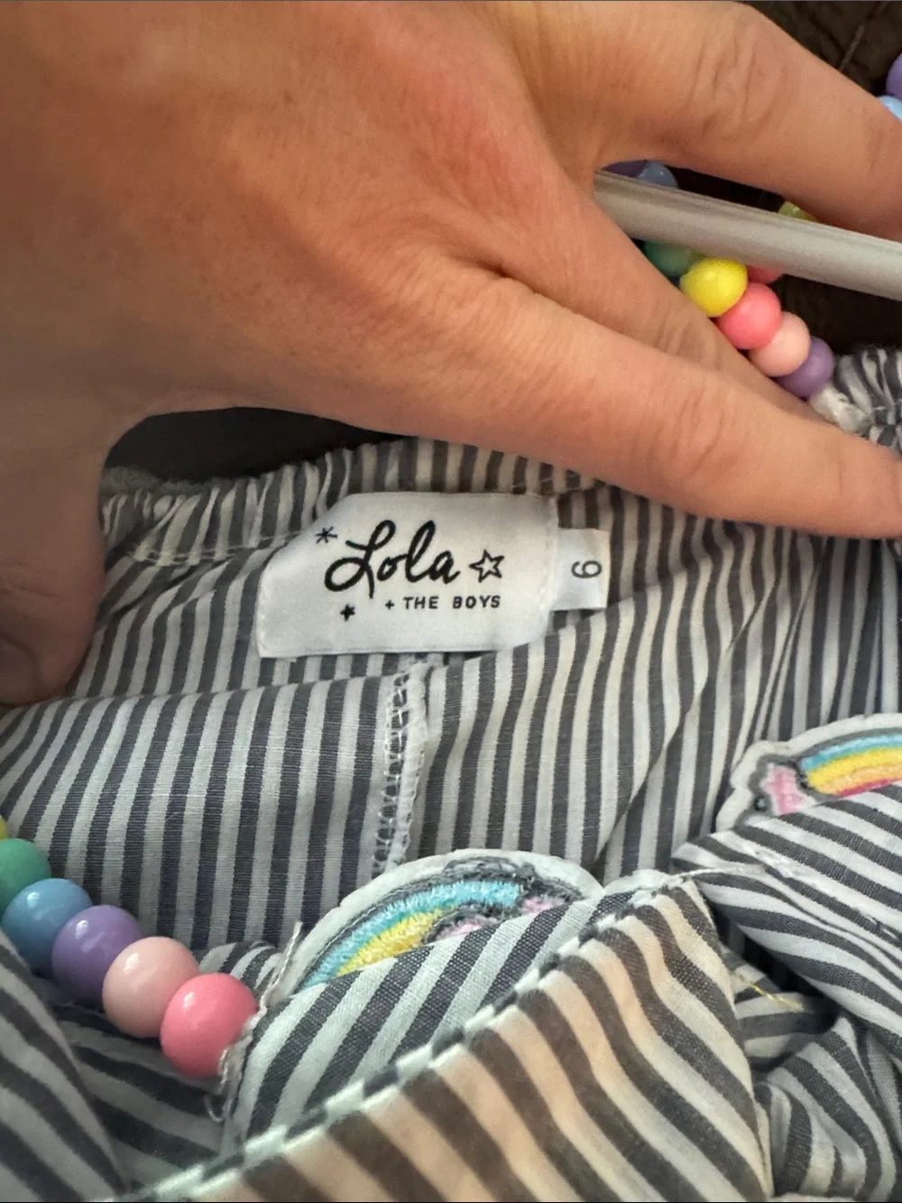 Lola + The Boys | Sweet candy Lovers Patch Dress-Size 6